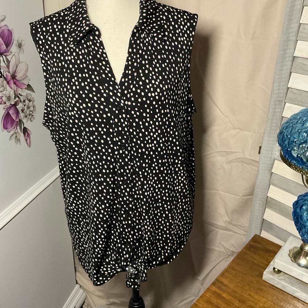 Adrianna Papell Ladies Sleeveless Blouse Large